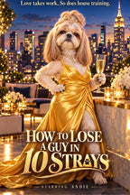 How to Lose a Guy in 10 Strays – Custom Dog Art Movie Parody Portrait