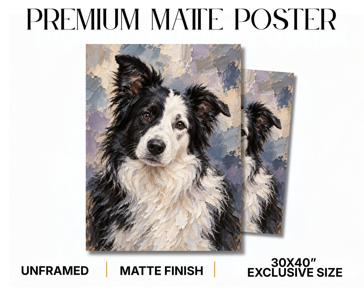 Slate – Custom Dog Portrait | Bold Expression Fine Art Print