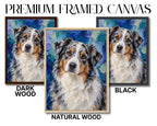 Azure – Custom Dog Portrait | Bold Expression Fine Art Print