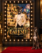 The Great Barksby cinematic custom dog portrait movie poster artwork from PawpStarz