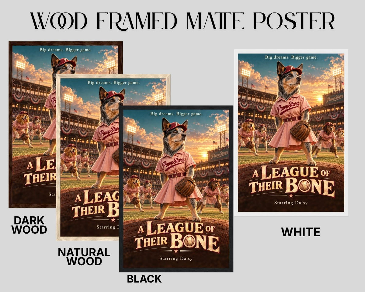 A League of Their Bone – Custom Dog Art Movie Parody Portrait