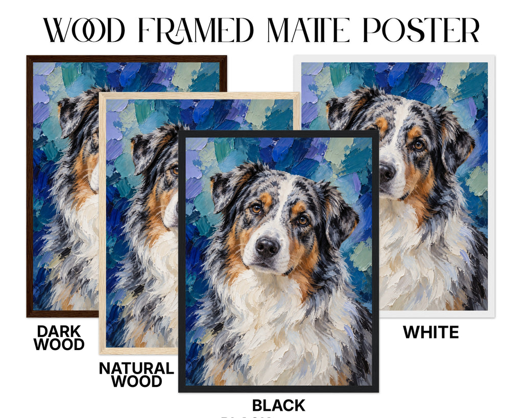 Azure – Custom Dog Portrait | Bold Expression Fine Art Print