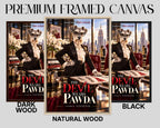 The Devil Wears Pawda – Custom Dog Art Movie Parody Portrait