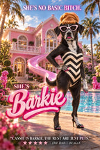 Barkie – Custom Dog Art Movie Parody Portrait