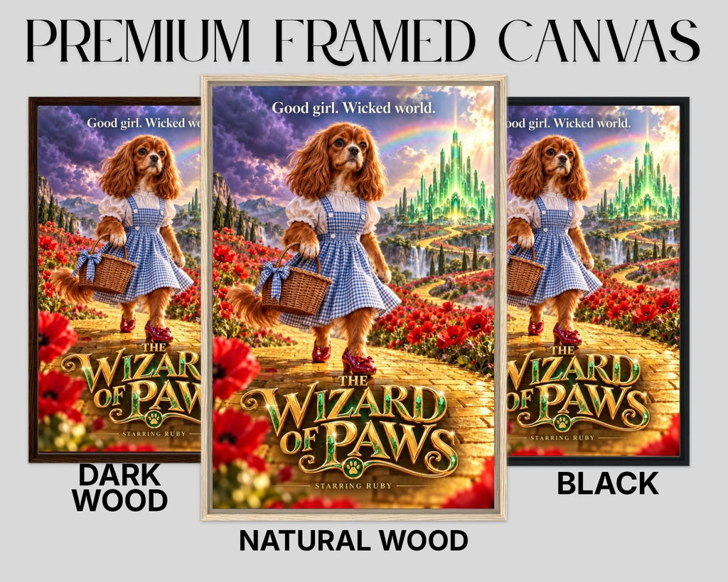 The Wizard of Paws – Custom Dog Art Movie Parody Portrait