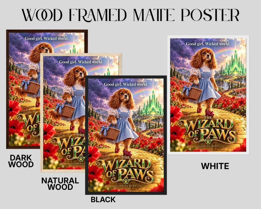 The Wizard of Paws – Custom Dog Art Movie Parody Portrait