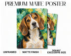 Verdant – Custom Dog Portrait | Bold Expression Fine Art Print