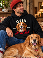 Icon Club Hoodie – Collegiate Custom Dog Graphic Heavyweight Sweatshirt