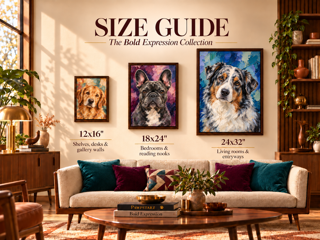Amber – Custom Dog Portrait | Bold Expression Fine Art Print