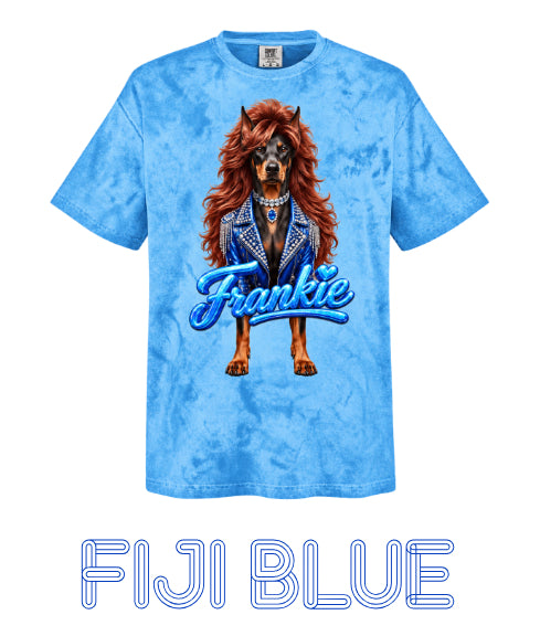 Mall-Glam Petz Custom Pet Portrait T-Shirt – Retro 90s Style Comfort Colors Tee