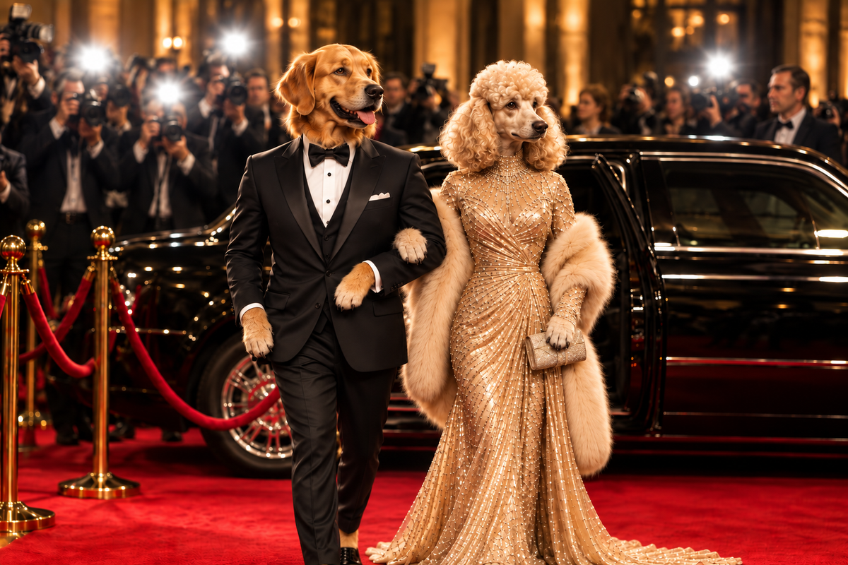 PawpStarz pets on the red carpet